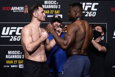 ufc 260 results|UFC 260 results: Ngannou sleeps Miocic; Woodley taps .